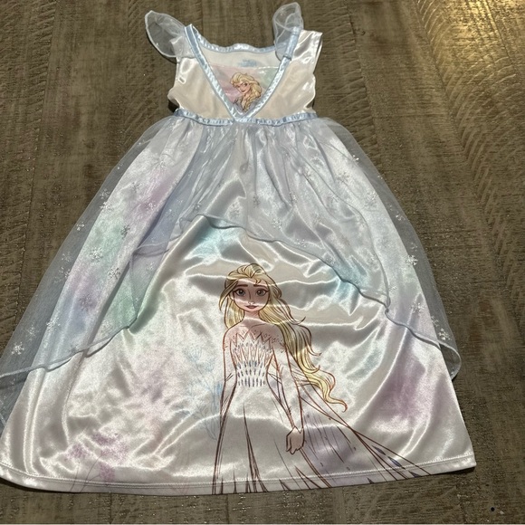 Disney Frozen Elsa Nightgown - Blue and White - Picture 2 of 5